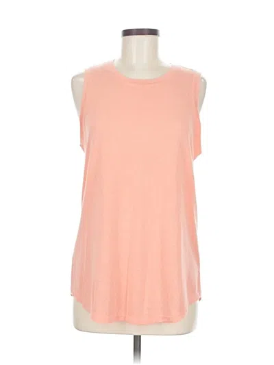 Pre-owned Athleta Sleeveless T-shirt In Pink