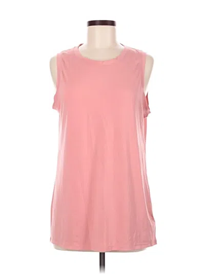 Pre-owned Athleta Sleeveless T-shirt In Pink