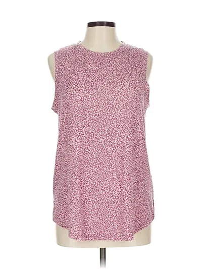 Pre-owned Athleta Sleeveless T-shirt In Pink