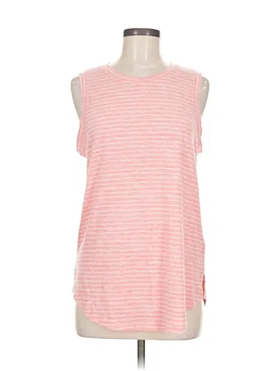 Pre-owned Athleta Sleeveless T-shirt In Pink
