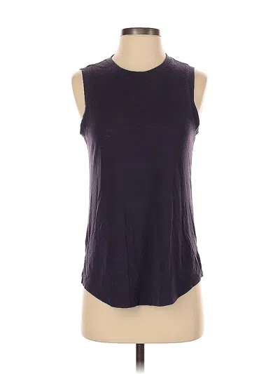 Pre-owned Athleta Sleeveless T-shirt In Purple