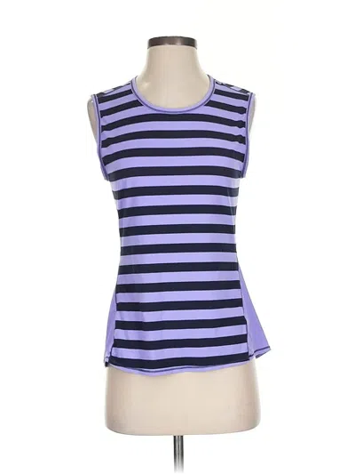 Pre-owned Athleta Sleeveless T-shirt In Purple
