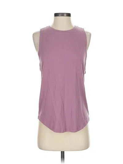 Pre-owned Athleta Sleeveless T-shirt In Purple