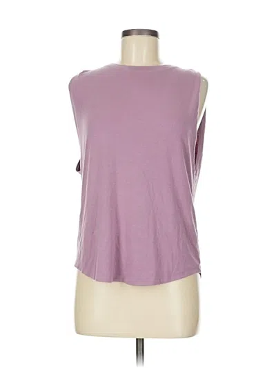 Pre-owned Athleta Sleeveless T-shirt In Purple