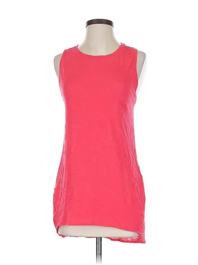 Pre-owned Athleta Sleeveless T-shirt In Red