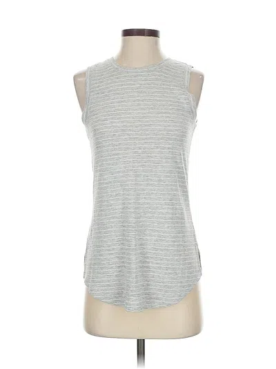Pre-owned Athleta Sleeveless T-shirt In Silver