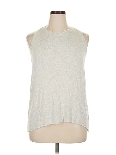 Pre-owned Athleta Sleeveless T-shirt In Silver