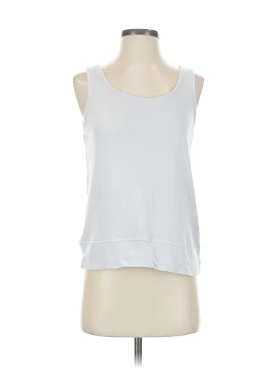 Pre-owned Athleta Sleeveless T-shirt In White