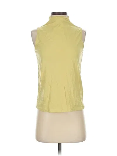 Pre-owned Athleta Sleeveless T-shirt In Yellow