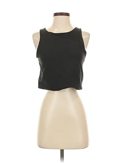 Pre-owned Athleta Sleeveless Top Black Halter Neckline Tops