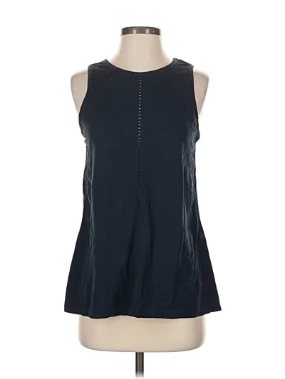 Pre-owned Athleta Sleeveless Top Black Halter Neckline Tops