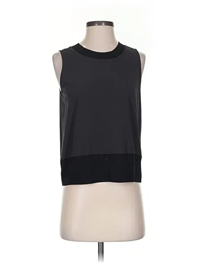 Pre-owned Athleta Sleeveless Top Black Halter Neckline Tops