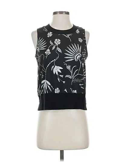 Pre-owned Athleta Sleeveless Top Black Halter Neckline Tops