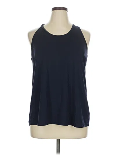 Pre-owned Athleta Sleeveless Top Black Halter Neckline Tops