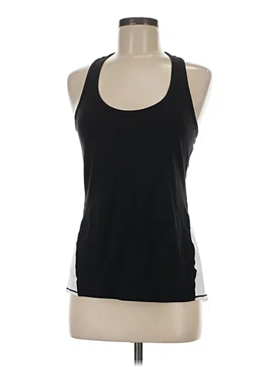 Pre-owned Athleta Sleeveless Top Black Halter Neckline Tops
