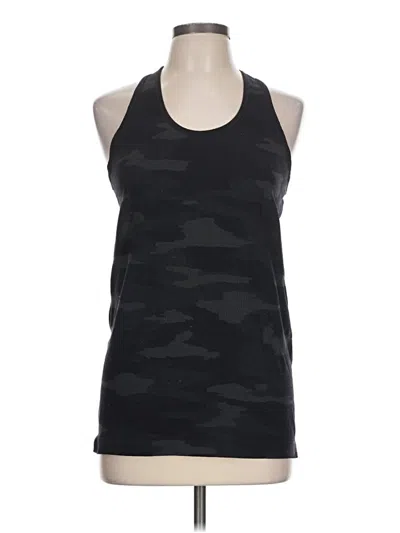 Pre-owned Athleta Sleeveless Top Black Halter Neckline Tops