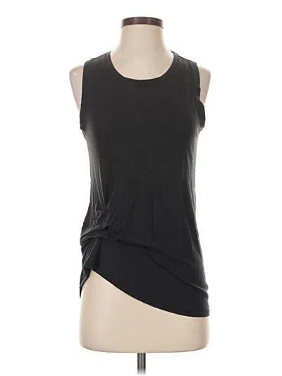 Pre-owned Athleta Sleeveless Top Black Halter Neckline Tops