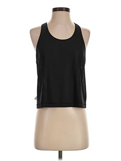 Pre-owned Athleta Sleeveless Top Black Halter Neckline Tops