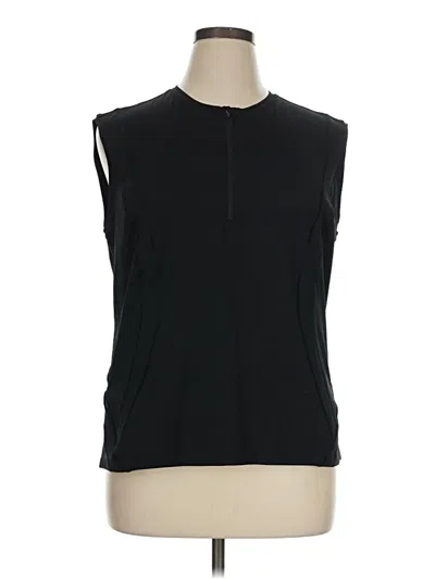 Pre-owned Athleta Sleeveless Top Black High Neck Tops