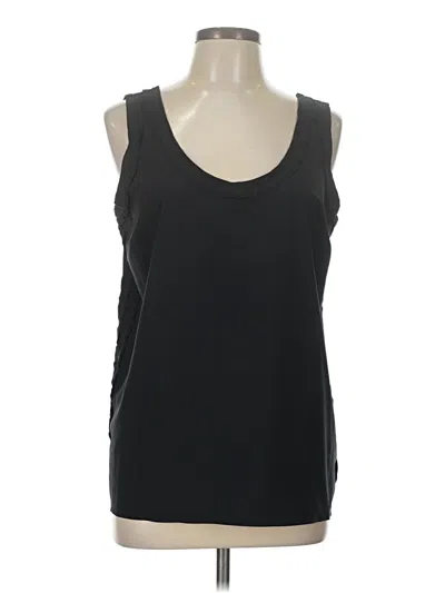 Pre-owned Athleta Sleeveless Top Black Scoop Neck Tops