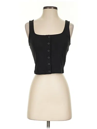 Pre-owned Athleta Sleeveless Top Black Sweetheart Neckline Tops