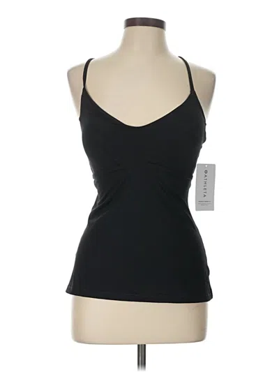 Athleta Sleeveless Top Black Sweetheart Neckline Tops