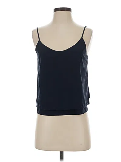 Pre-owned Athleta Sleeveless Top Blue Halter Neckline Tops