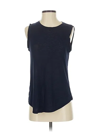 Pre-owned Athleta Sleeveless Top Blue One Shoulder Neckline Tops