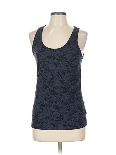 Pre-owned Athleta Sleeveless Top Blue Scoop Neck Tops