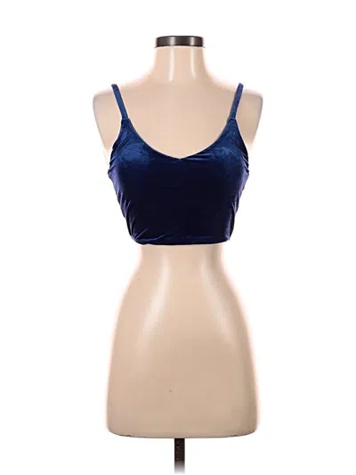 Pre-owned Athleta Sleeveless Top Blue Sweetheart Neckline Tops