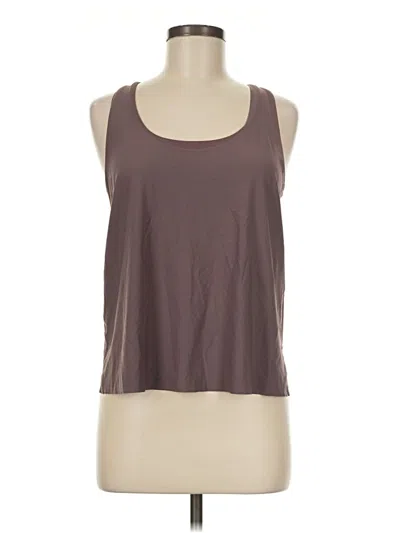 Pre-owned Athleta Sleeveless Top Brown Halter Neckline Tops