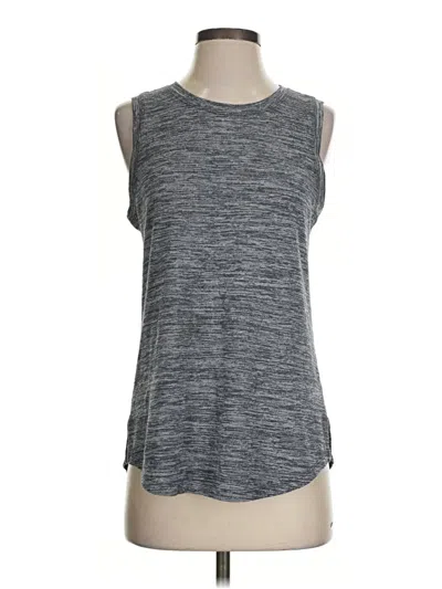 Pre-owned Athleta Sleeveless Top Gray Crew Neck Tops