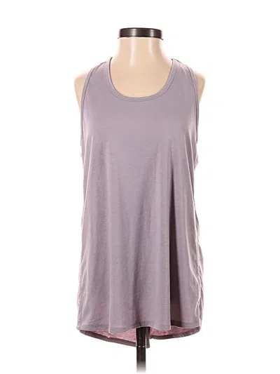 Pre-owned Athleta Sleeveless Top Gray Halter Neckline Tops
