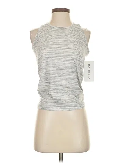 Athleta Sleeveless Top Gray Halter Neckline Tops
