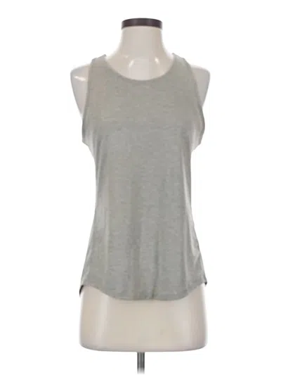 Pre-owned Athleta Sleeveless Top Gray Halter Neckline Tops