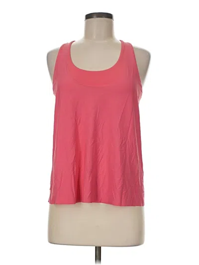 Pre-owned Athleta Sleeveless Top Pink Halter Neckline Tops