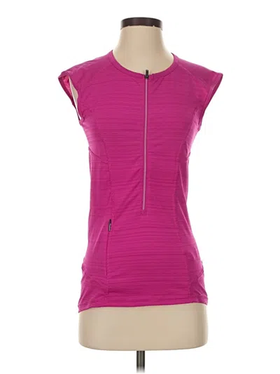 Pre-owned Athleta Sleeveless Top Pink Keyhole Neckline Tops