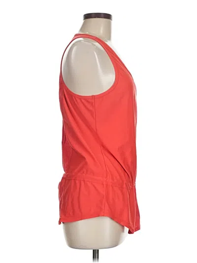 Pre-owned Athleta Sleeveless Top Pink Scoop Neck Tops