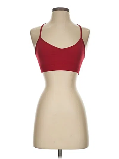 Pre-owned Athleta Sleeveless Top Red Halter Neckline Tops