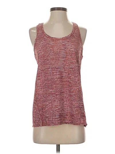 Pre-owned Athleta Sleeveless Top Red Scoop Neck Tops