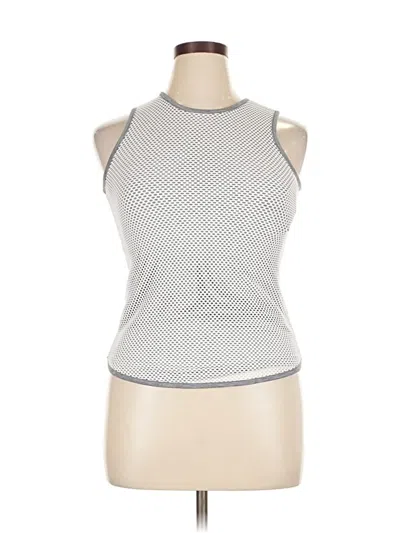 Athleta Sleeveless Top Silver Halter Neckline Tops