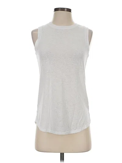 Pre-owned Athleta Sleeveless Top Silver High Neck Tops