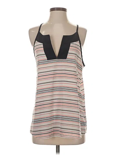 Pre-owned Athleta Sleeveless Top Tan Halter Neckline Tops In Brown
