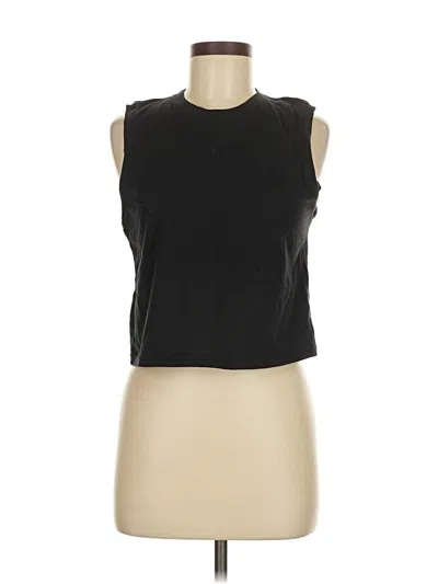 Pre-owned Athleta Sleeveless T-shirt In Black