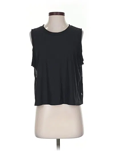 Pre-owned Athleta Sleeveless T-shirt In Black