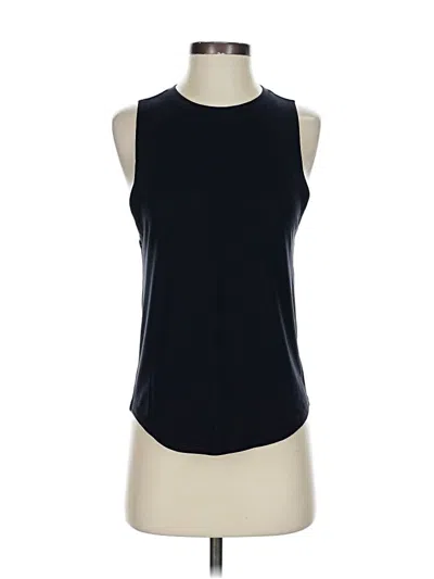 Pre-owned Athleta Sleeveless T-shirt In Black