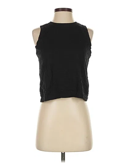 Pre-owned Athleta Sleeveless T-shirt In Black