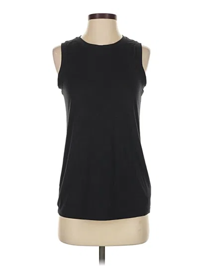 Pre-owned Athleta Sleeveless T-shirt In Black