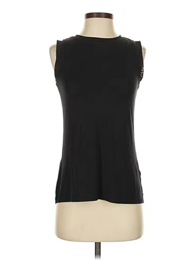Pre-owned Athleta Sleeveless T-shirt In Black