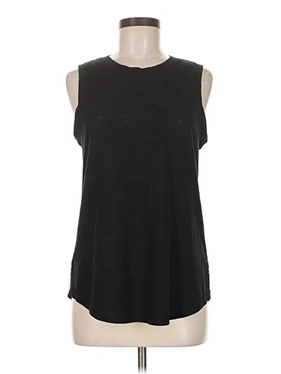 Pre-owned Athleta Sleeveless T-shirt In Black